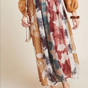 NWOT Anthropologie Varun Bahl Maxi Skirt